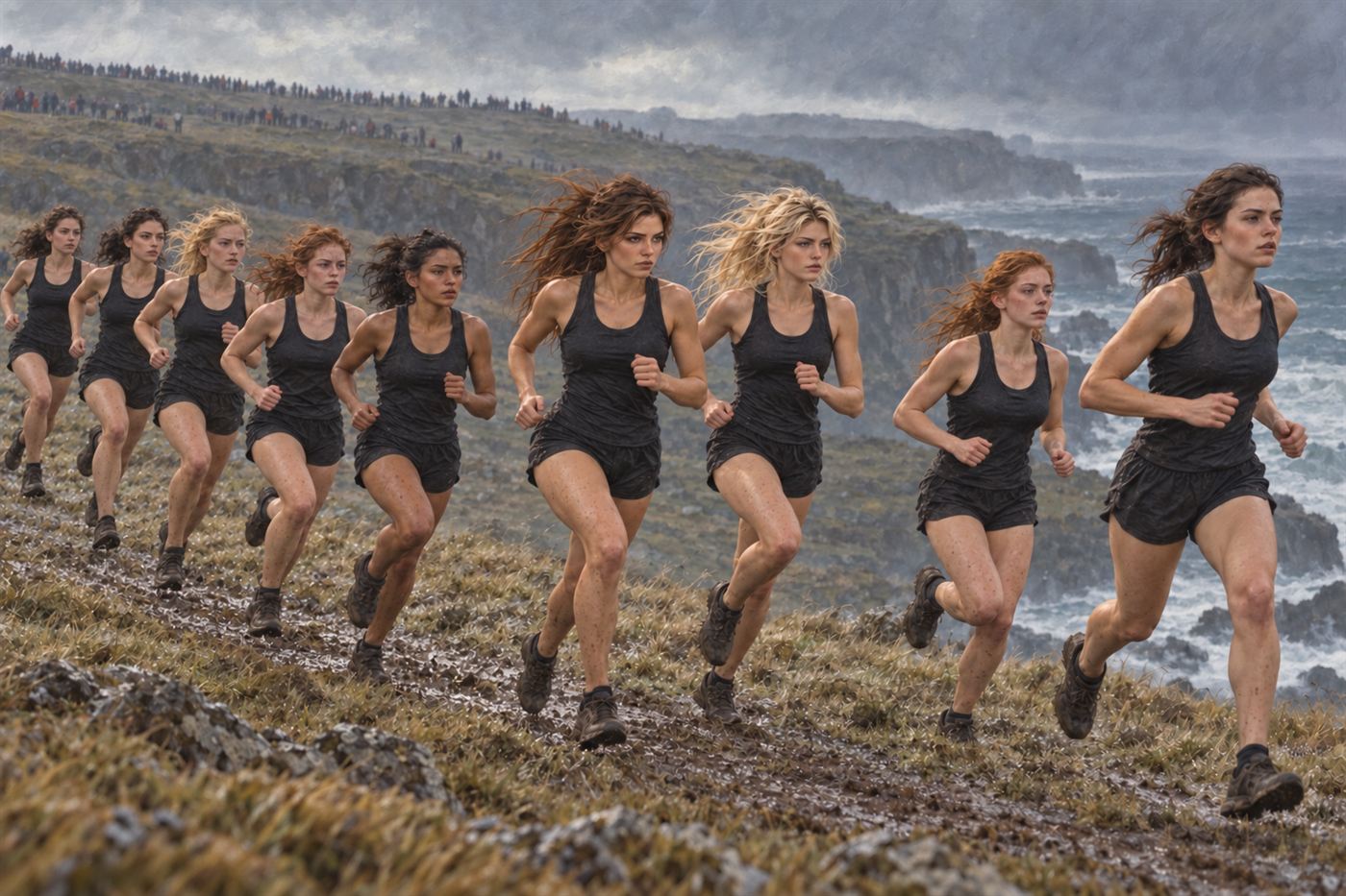 Nine Left in the Front Group