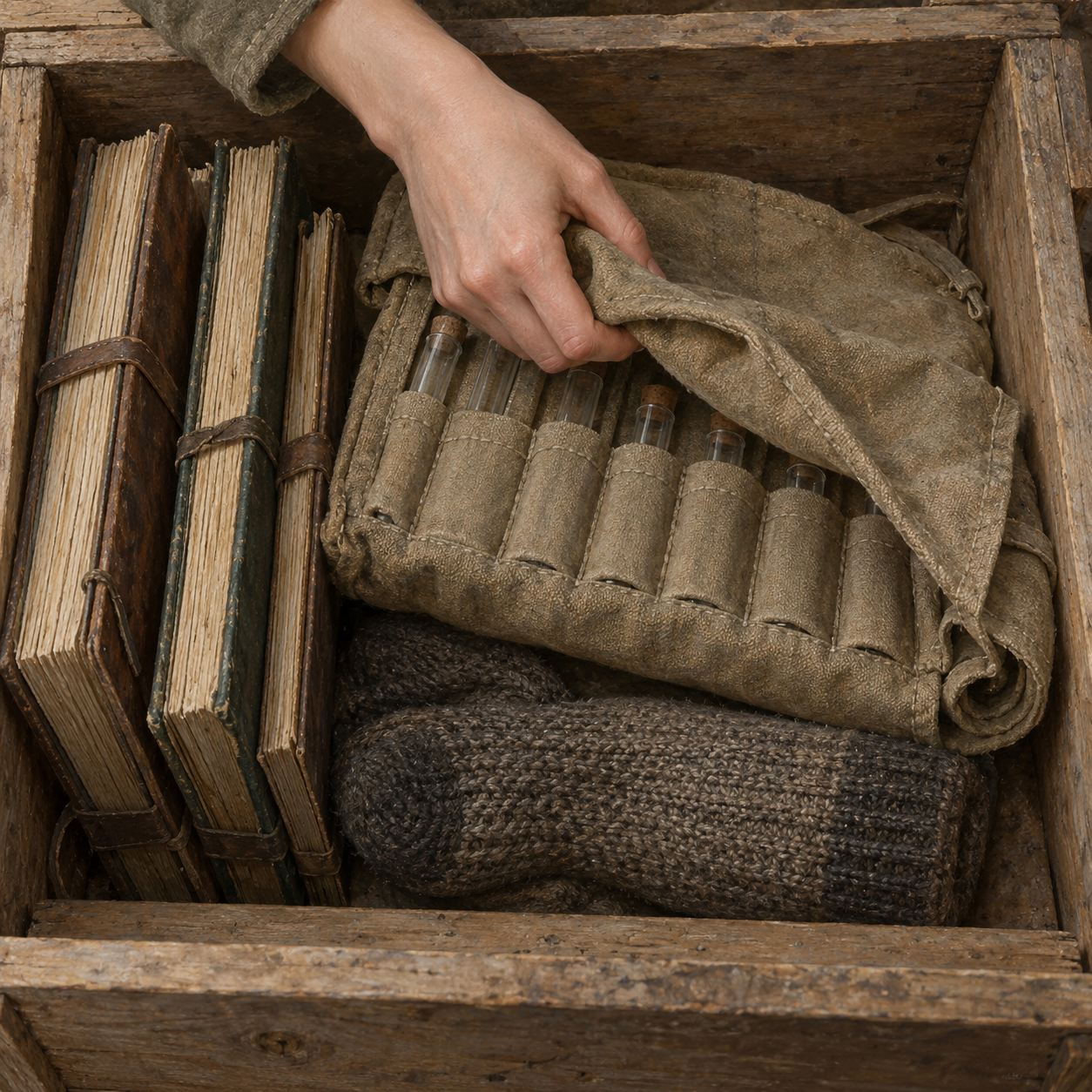 Under the Field Notebooks There Was a Sock