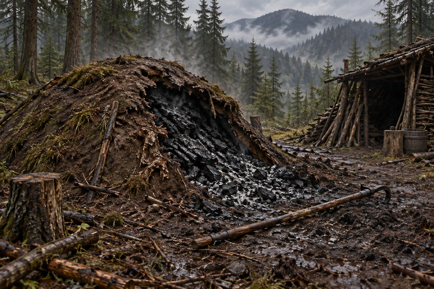 Mound Had Come Open