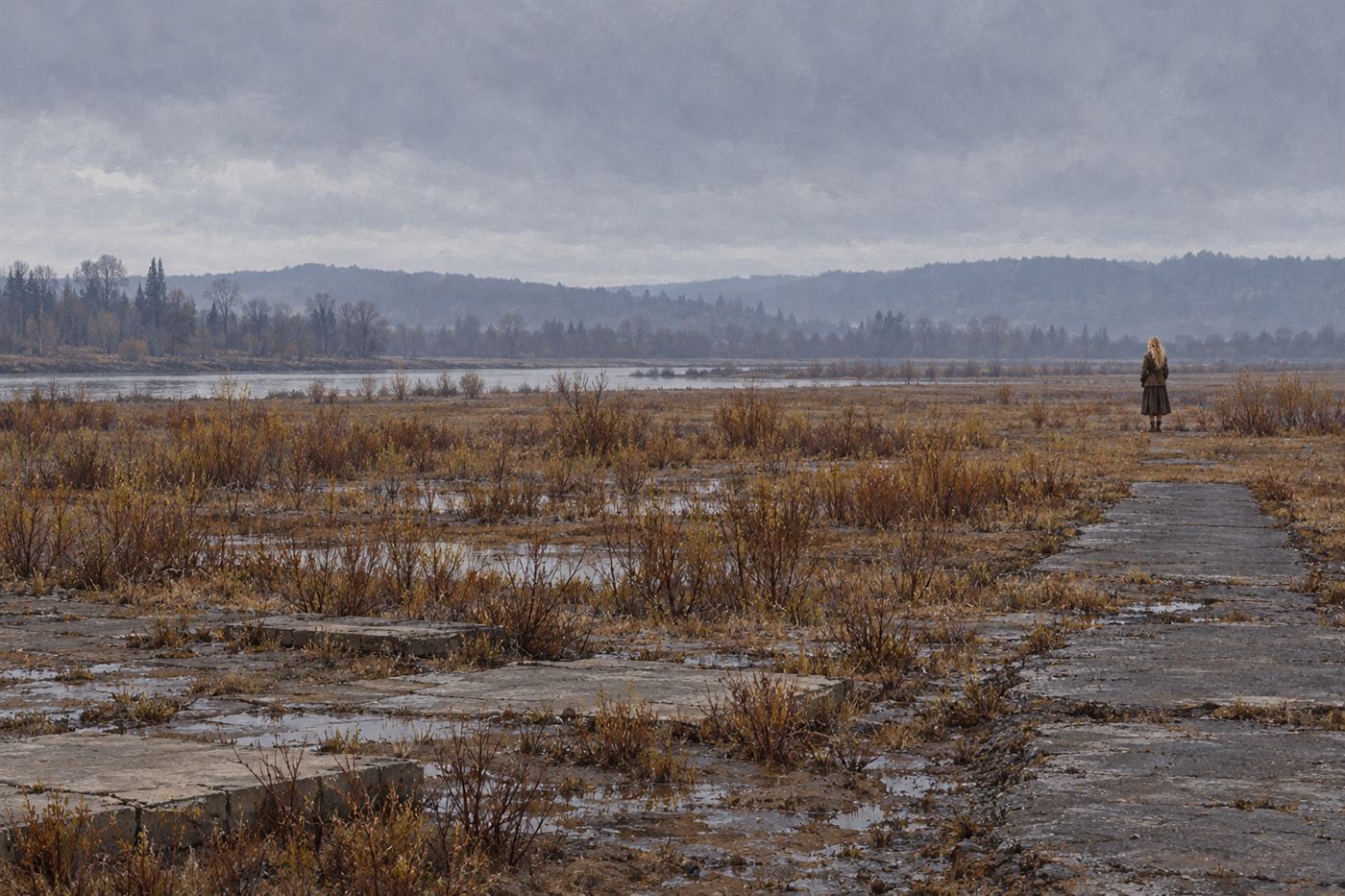 Flat Place with Willows