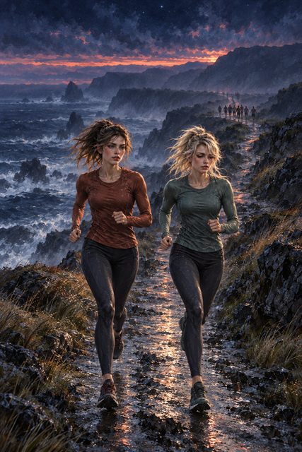 Cliff Path Variation 1 Ahead of the Pack