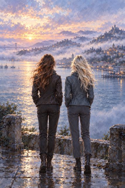 Harbor Pair Variation 3 Misty Dawn