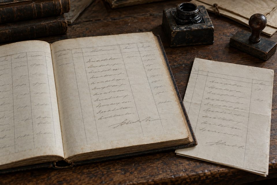Eleven Lines and a Signature &mdash; Chapter XII &middot; The Register