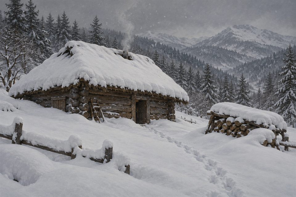 Snow Four Days &mdash; Chapter XVI &middot; The Stair