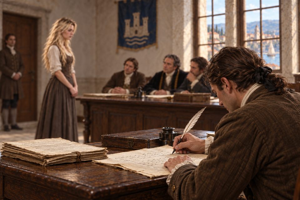 The Clerk with the Good Hand &mdash; Chapter XV &middot; The Table