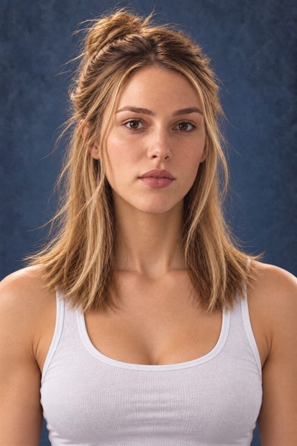 Soft Messy Half Bun