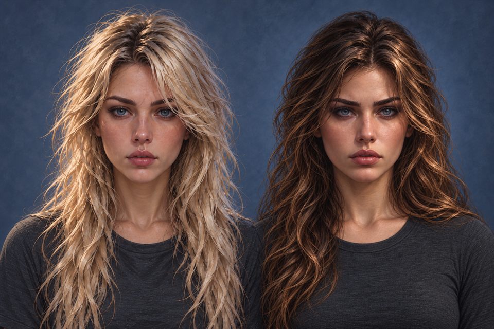 Face Comparison Portrait