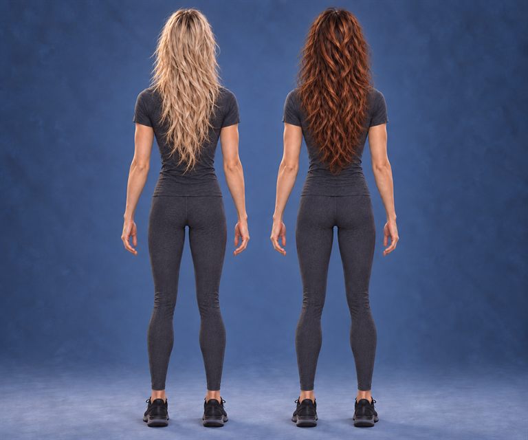 Rear Hair Comparison