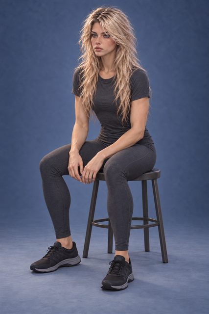 Seated Three Quarter