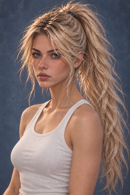 High Practical Ponytail